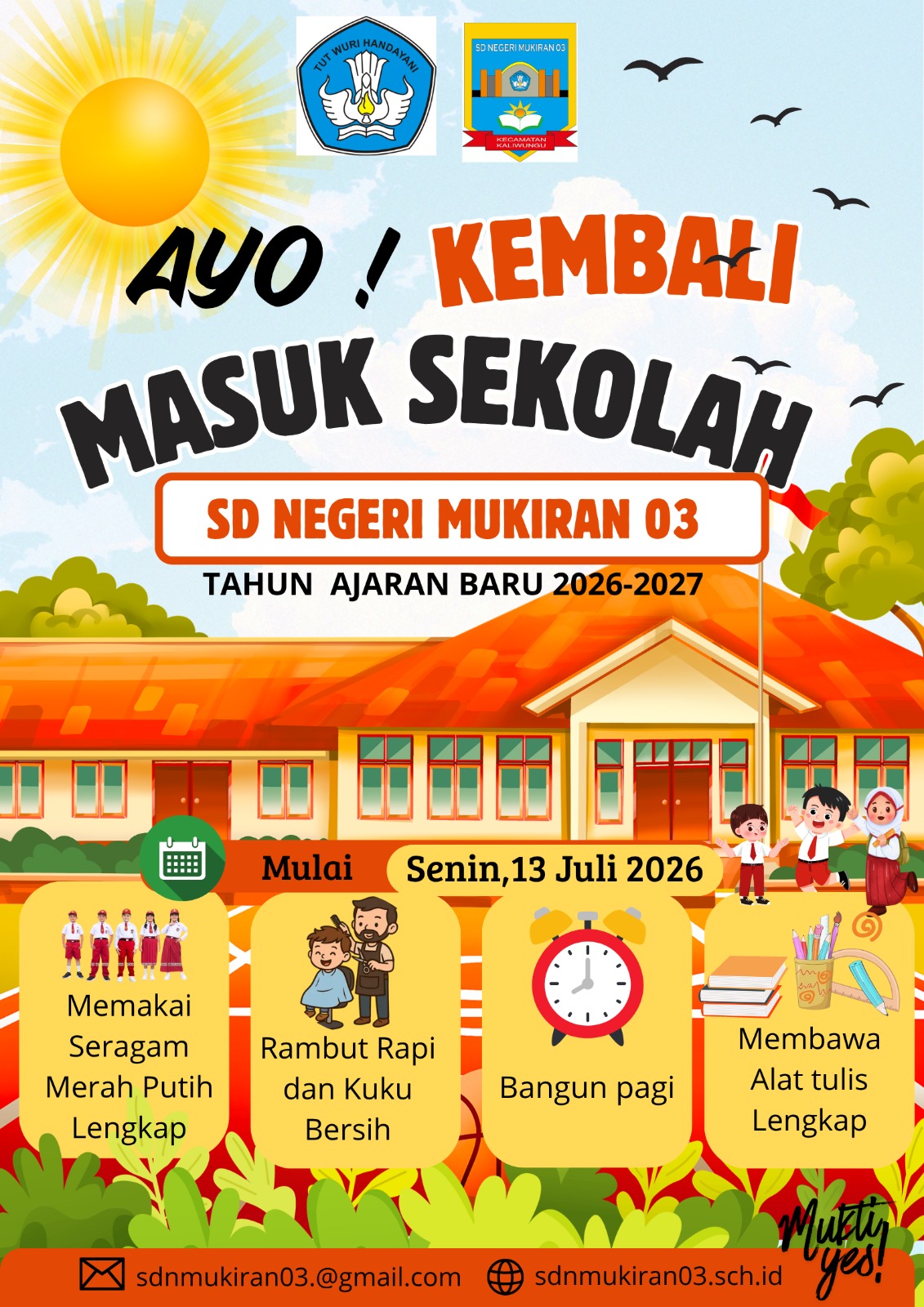Ayo Kembali Masuk Sekolah!