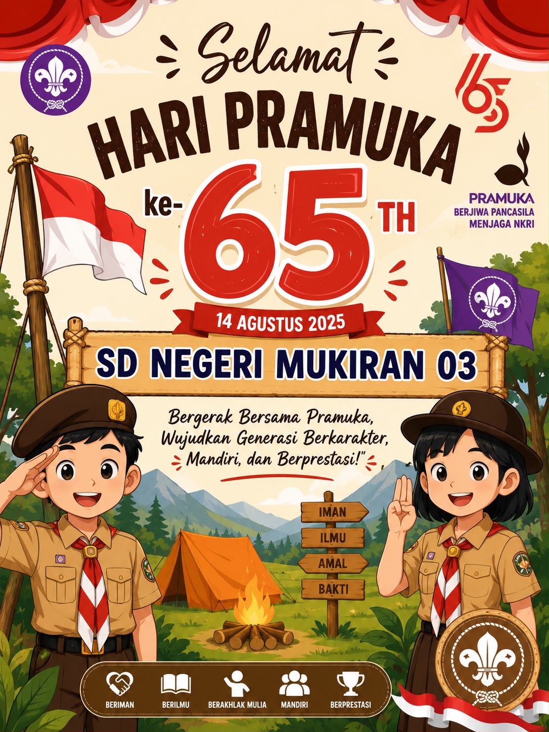 Peringatan Hari Pramuka (14 Agustus)